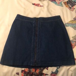 Jean skirt from H&M with a front zipper